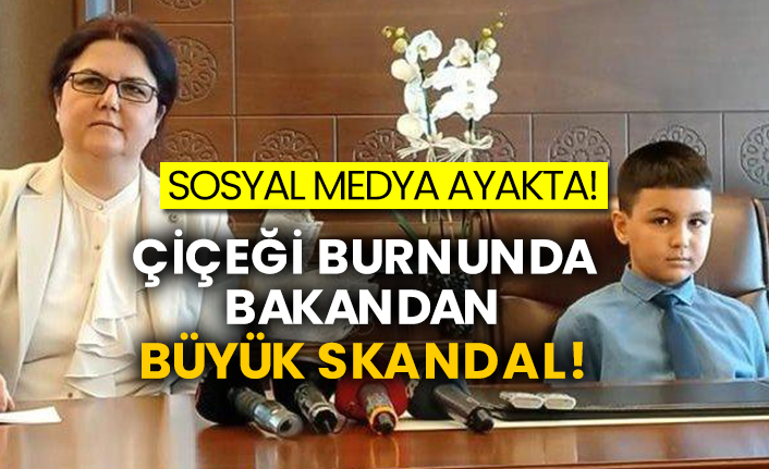 Sosyal medya ayakta! Çiçeği burnunda bakandan büyük skandal!