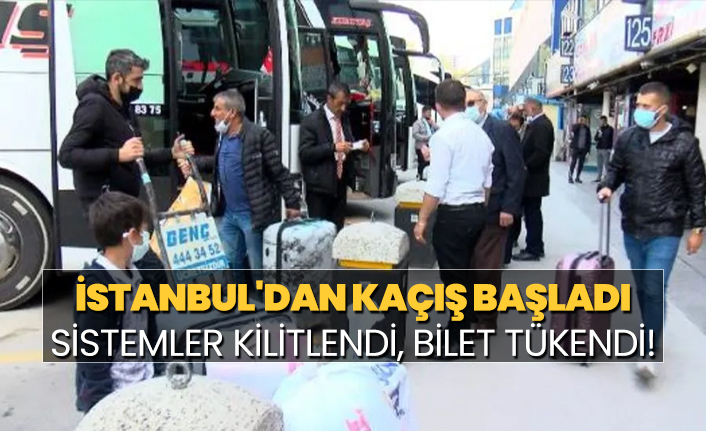 İstanbul'dan kaçış başladı! Sistemler kilitlendi, bilet tükendi!