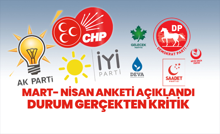 Mart- Nisan anketi açıklandı durum gerçekten kritik