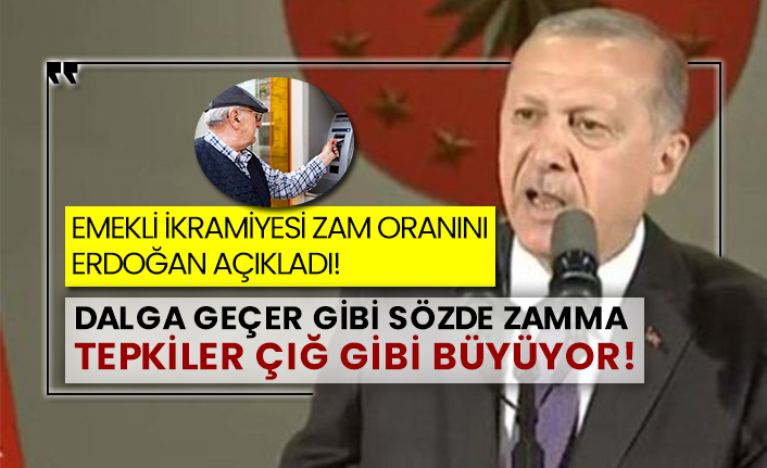 Emekli ikramiyesi zam oranını Erdoğan açıkladı! Dalga geçer gibi sözde zamma tepkiler çığ gibi büyüyor!