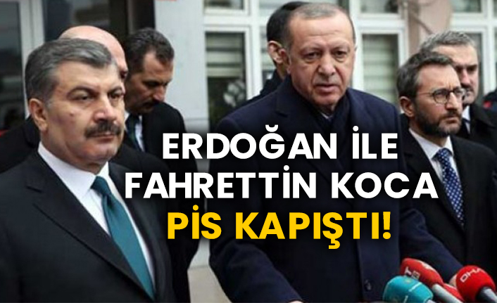 Erdoğan ile Fahrettin Koca pis kapıştı!