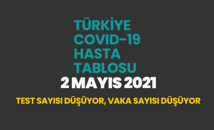2 Mayıs 2021 koronavirüs vaka tablosu açıklandı