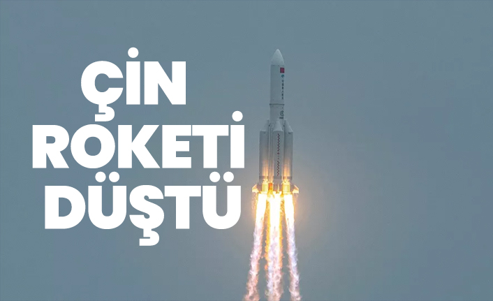 Çin roketi düştü