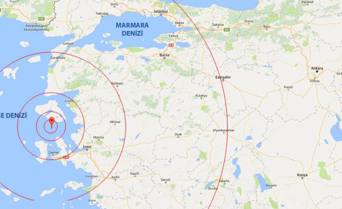 Ege'de deprem!