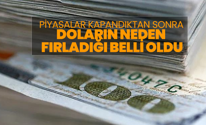 Piyasalar kapandıktan sonra  doların neden  fırladığı belli oldu