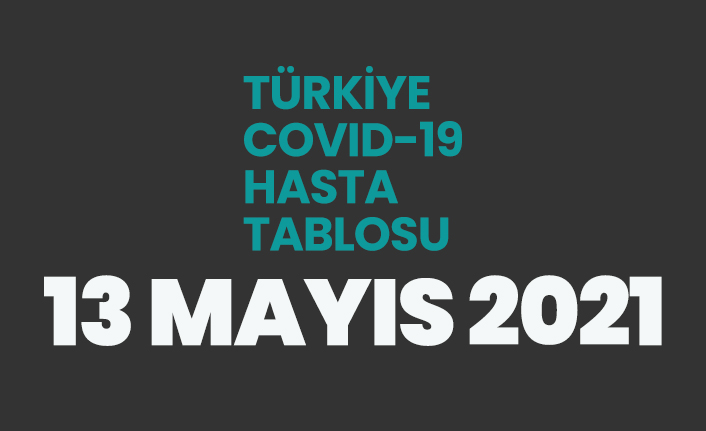 13 Mayıs 2021 koronavirüs vaka tablosu açıklandı