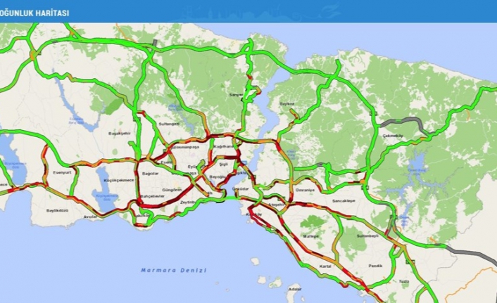 İstanbul trafiğinde son durum