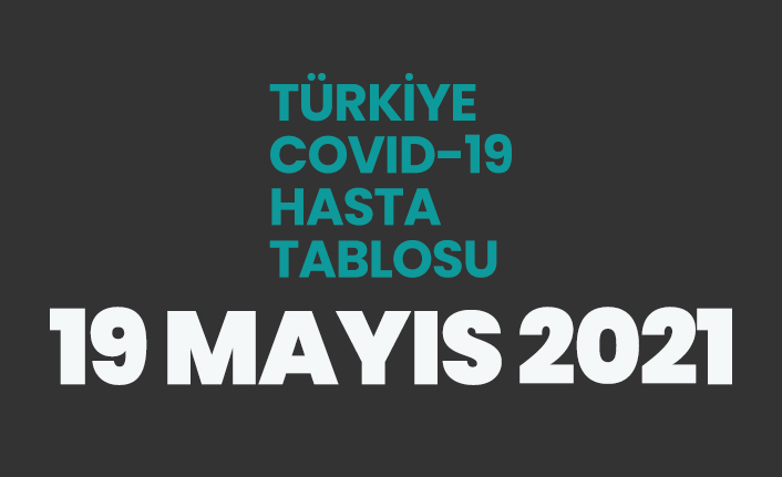 19 Mayıs 2021 koronavirüs vaka tablosu açıklandı