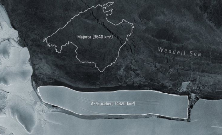 Antarktika'da dünyanın en büyük buzdağı koptu