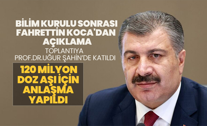 Bilim Kurulu sonrası Fahrettin Koca'dan açıklama