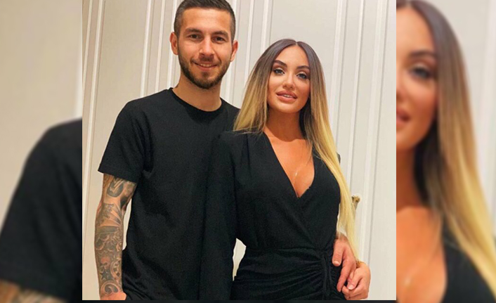 Futbolcu eşinin çakar sefası