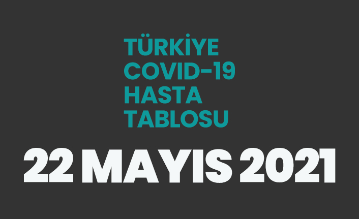 22 Mayıs 2021 koronavirüs vaka tablosu açıklandı