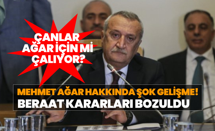 Çanlar Mehmet Ağar için mi  çalıyor? Beraat kararları bozuldu