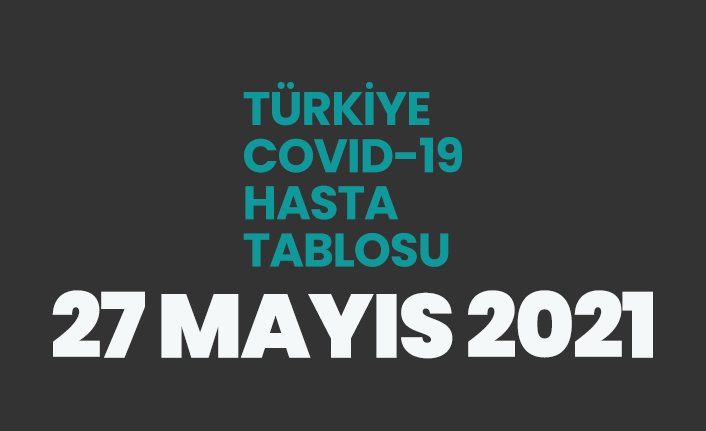 27 Mayıs 2021 koronavirüs vaka tablosu açıklandı
