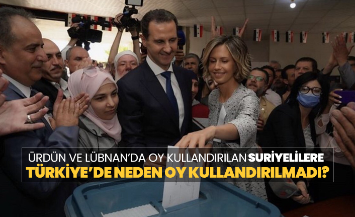 Ürdün ve Lübnan’da oy kullandırılan Suriyelilere Türkiye’de neden oy kullandırılmadı?