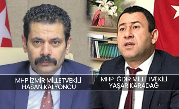 MHP milletvekilleri Hasan Kalyoncu ve Yaşar Karadağ trafik kazası geçirdi!