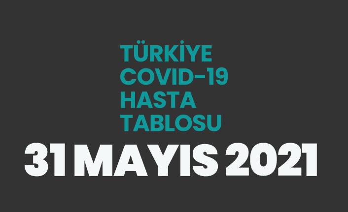 31 Mayıs 2021 koronavirüs vaka tablosu açıklandı