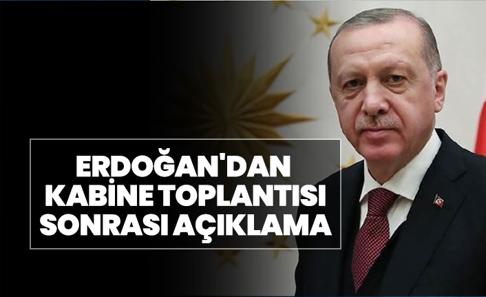 Cumhurbaşkanı Erdoğan'dan normalleşme açıklaması