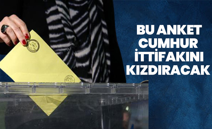 Bu Anket Cumhur İttifakını Kızdıracak