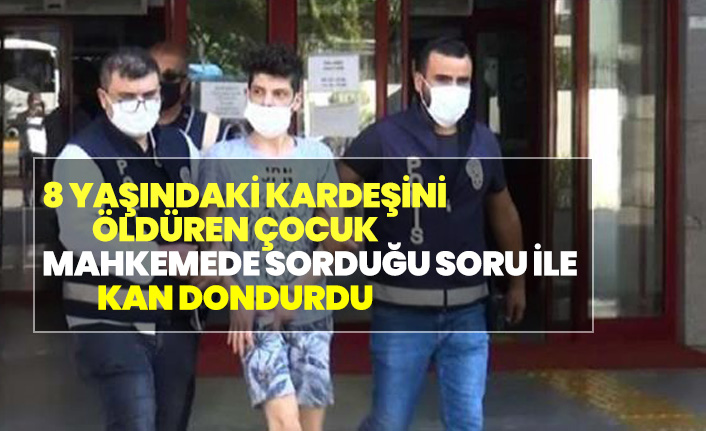 8 yaşındaki kardeşini öldürdü!
