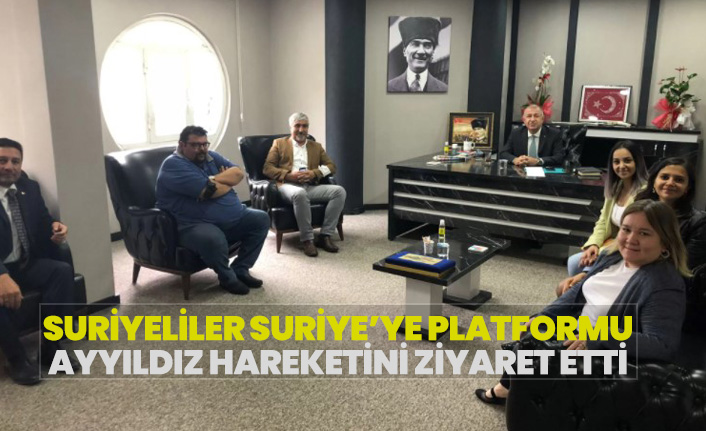 Suriyeliler Suriye'ye Platformundan, Ayyıldız Hareketine Ziyaret