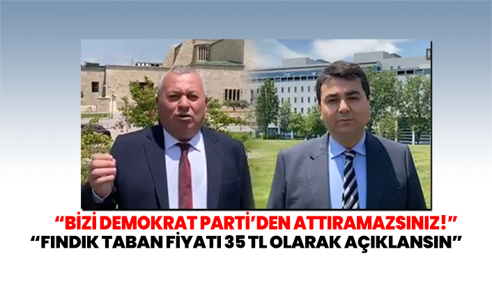 Demokrat Parti Fındık Üreticisinin sesi olmaya devam ediyor