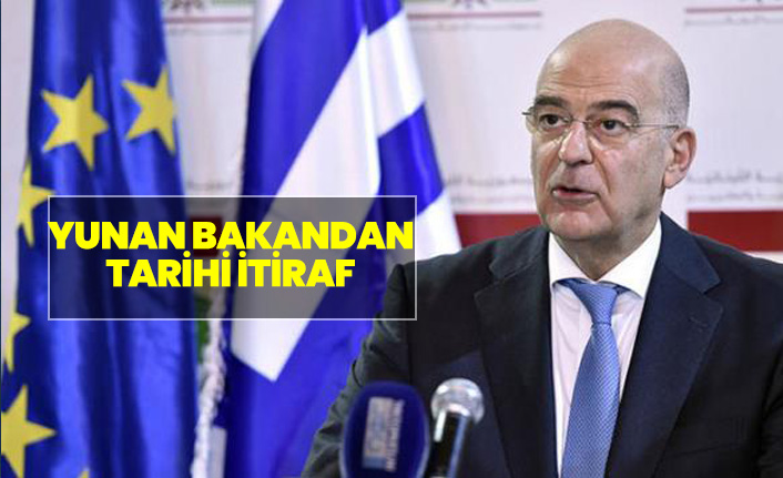 Yunan bakandan tarihi itiraf