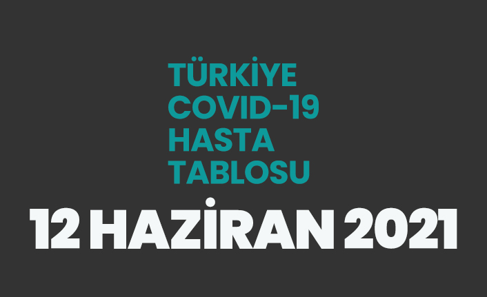 12 Haziran 2021 koronavirüs vaka tablosu açıklandı