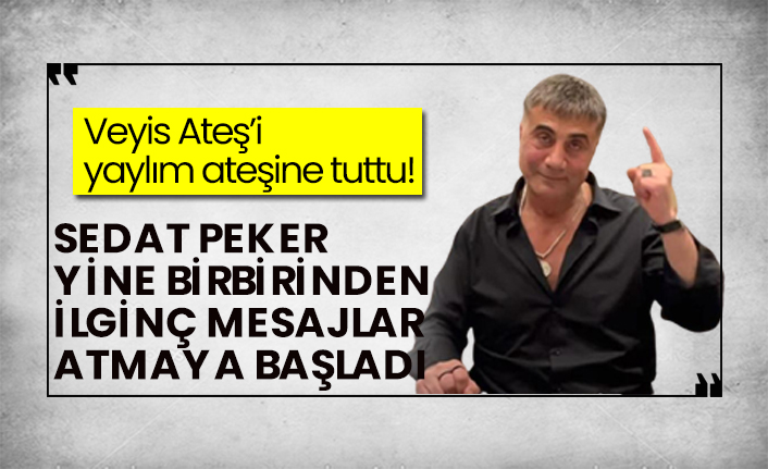 Sedat Peker yine birbirinden ilginç mesajlar atmaya başladı