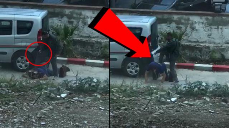 Haciz için gelen avukatın kafasına silah dayadı