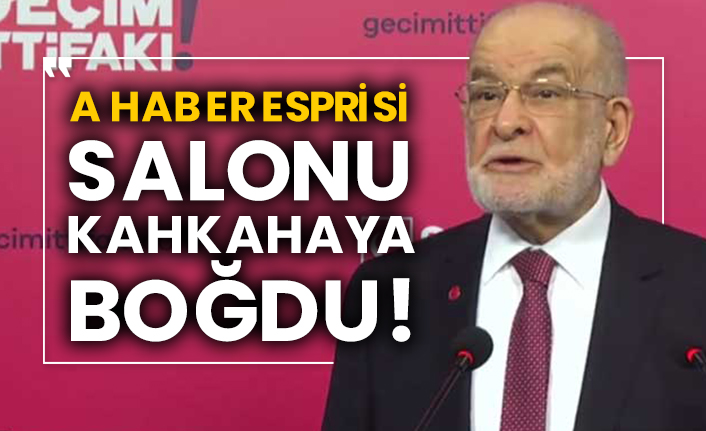 Karamollaoğlu'nun A Haber esprisi salonu kahkahaya boğdu!