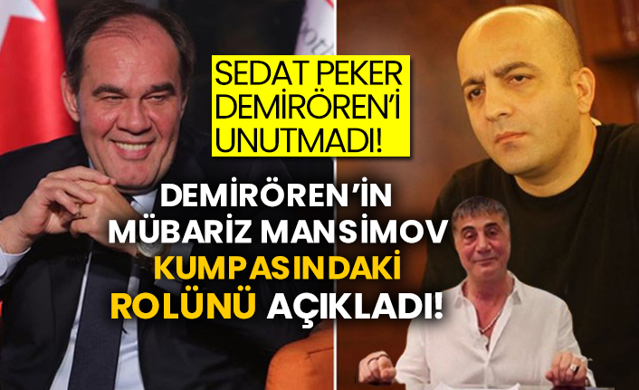 Sedat Peker Demirören’i unutmadı! Demirören’in Mübariz Mansimov kumpasındaki rolünü açıkladı!