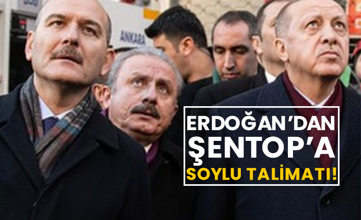 Erdoğan’dan Şentop’a Soylu talimatı!