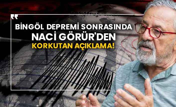 Bingöl depremi sonrasında Naci Görür'den korkutan açıklama!