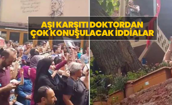 Toplanıp, miting yaptılar! Aşı karşıtı doktordan çok konuşulacak iddialar