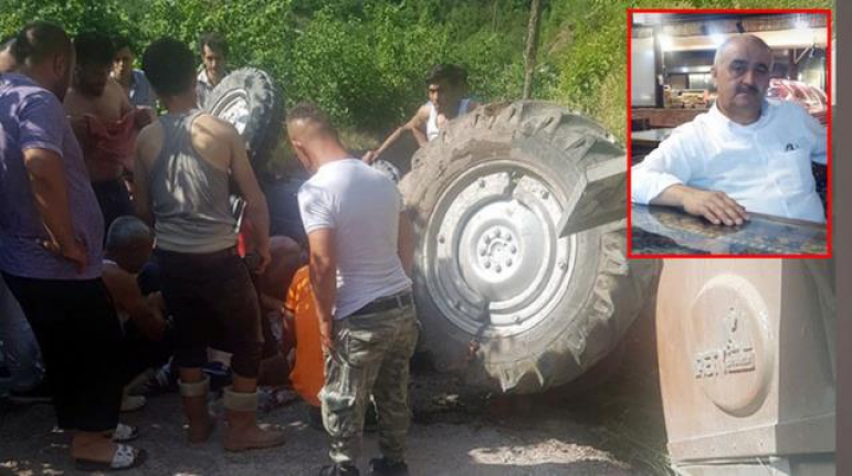 Uçurumdan kaçayım derken, traktörün altında kaldı