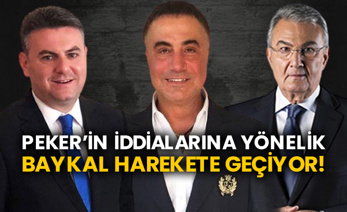 Sedat Peker’in iddialarına yönelik Deniz Baykal harekete geçiyor!