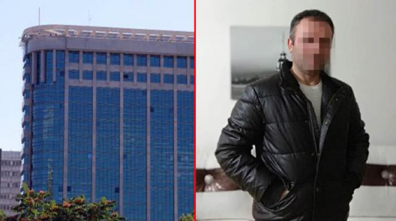 Şube müdürü, çalıştığı kurumun terasından atladı