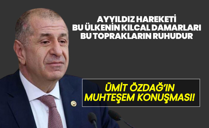 Ümit Özdağ'ın muhteşem İstanbul konuşması