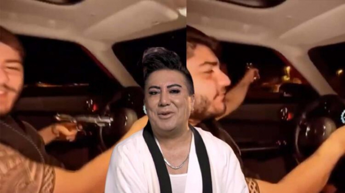 Murat Övüç'ün oğlu trafikte adeta terör estirdi