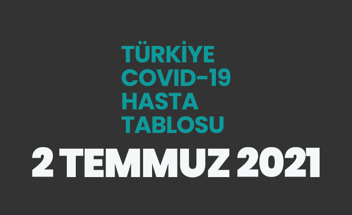 2 Temmuz 2021 koronavirüs vaka tablosu açıklandı