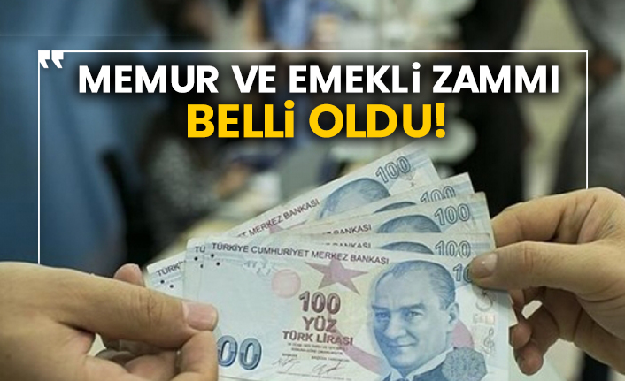 Memur ve emekli zammı belli oldu!