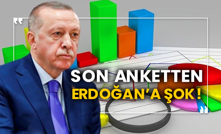 Son anketten Erdoğan’a şok!
