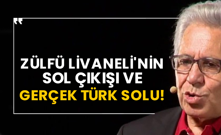 Ali Özyiğit yazdı: Zülfü Livaneli'nin Sol çıkışı ve gerçek Türk Solu!