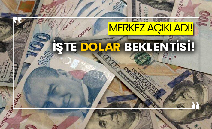 Merkez açıkladı! İşte dolar beklentisi!