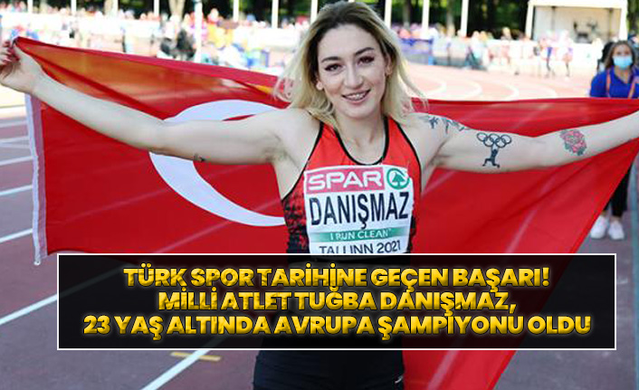 Milli atlet Tuğba Danışmaz, 23 yaş altında Avrupa şampiyonu oldu