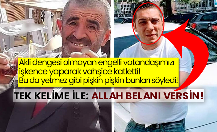 Akli dengesi olmayan engelli vatandaşımıza bakın ne yaptılar! Bu yetmez gibi pişkin pişkin bunları söyledi!