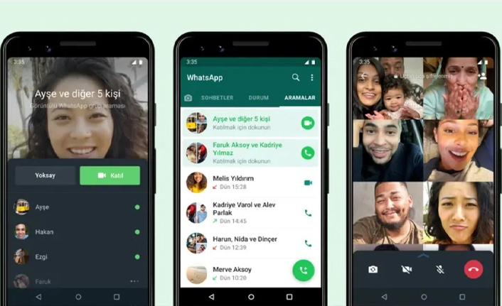 WhatsApp görüntülü görüşmelere tam ortadan girebileceksiniz
