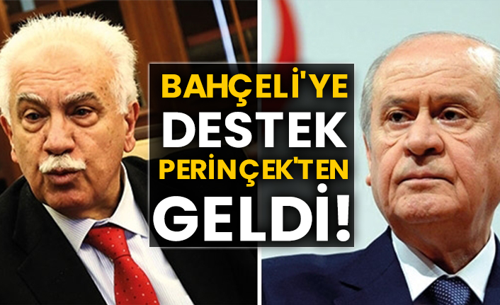 Bahçeli'ye destek Perinçek'ten geldi!