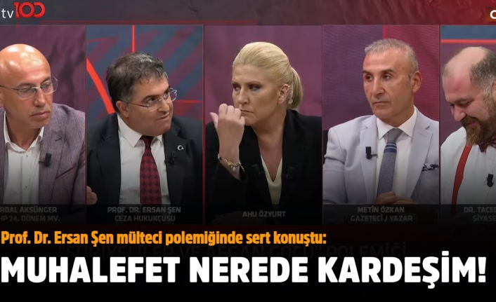 Dr. Ersan Şen'den muhalefete çağrı